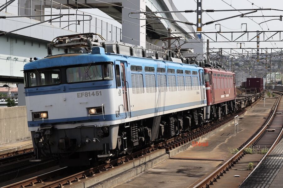 EF81+ED76の重連貨物を再び撮りに行く その2 : SN総合車両所のブログ