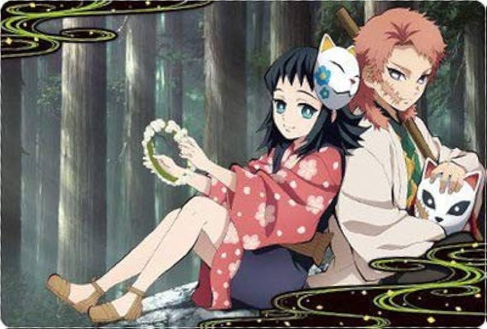 Amazon.co.jp: 鬼滅の刃ウエハース 016 錆兎&真菰【ビジュアルカード