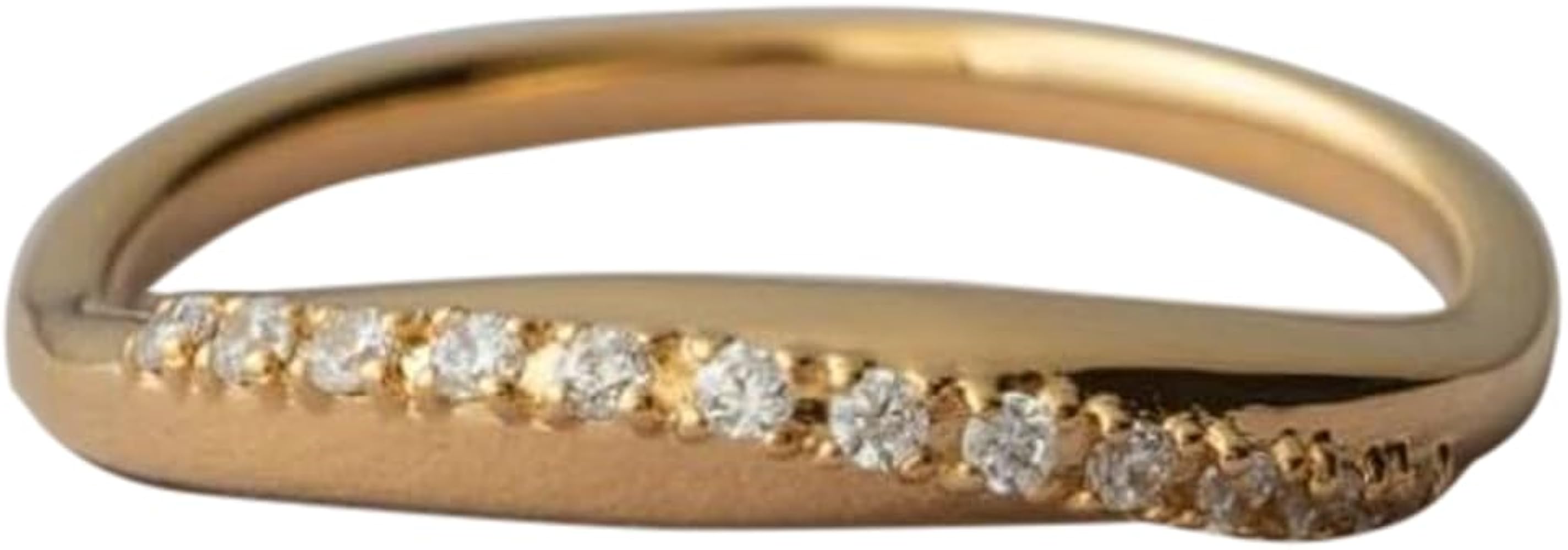 Amazon | [エテ] ONLINE Limited ビジュー クレセントムーン リング