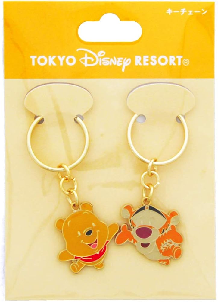 Amazon.co.jp: DRT プーさん ＆ ティガー キーチェーン セット