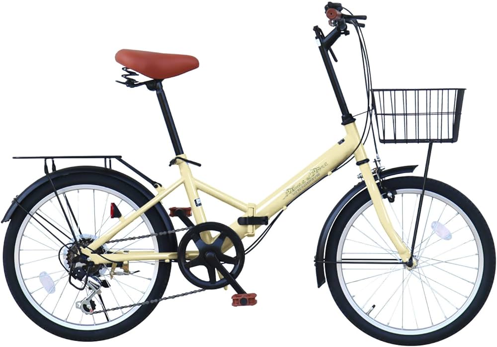 Amazon | THREE STONE 折りたたみ自転車 自転車 20インチ AJ-08C 荷台