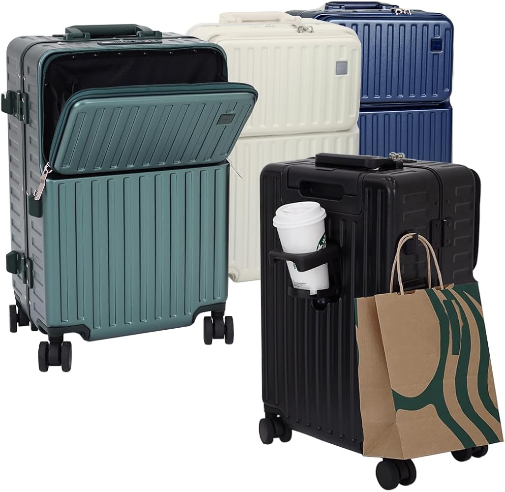 Amazon | STYLISH JAPAN 公式 .OUNCE 多機能 スーツケース アルミ