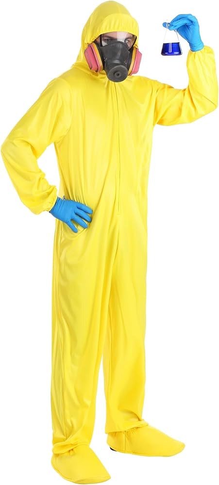 Amazon.com: Men's Hazmat Breaking Bad Costume | Adult Walter White