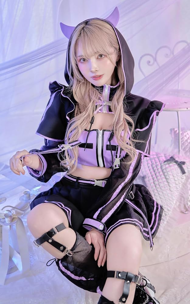 Amazon.co.jp: [Malymoon] コスプレ 天使界隈 ゲーミング デビル 新色