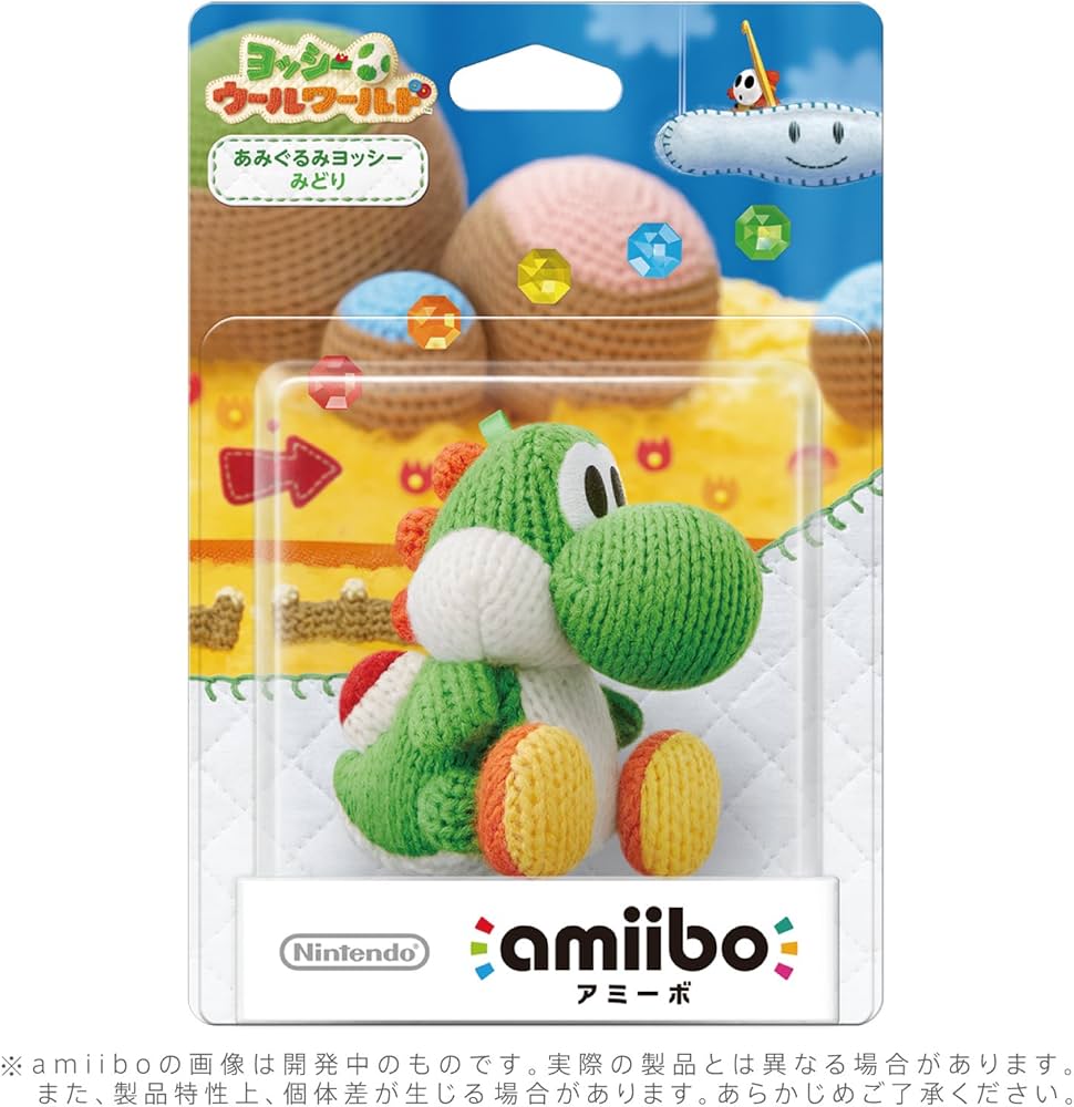 Amazon.co.jp: amiibo あみぐるみヨッシー みどり(ヨッシー ウール