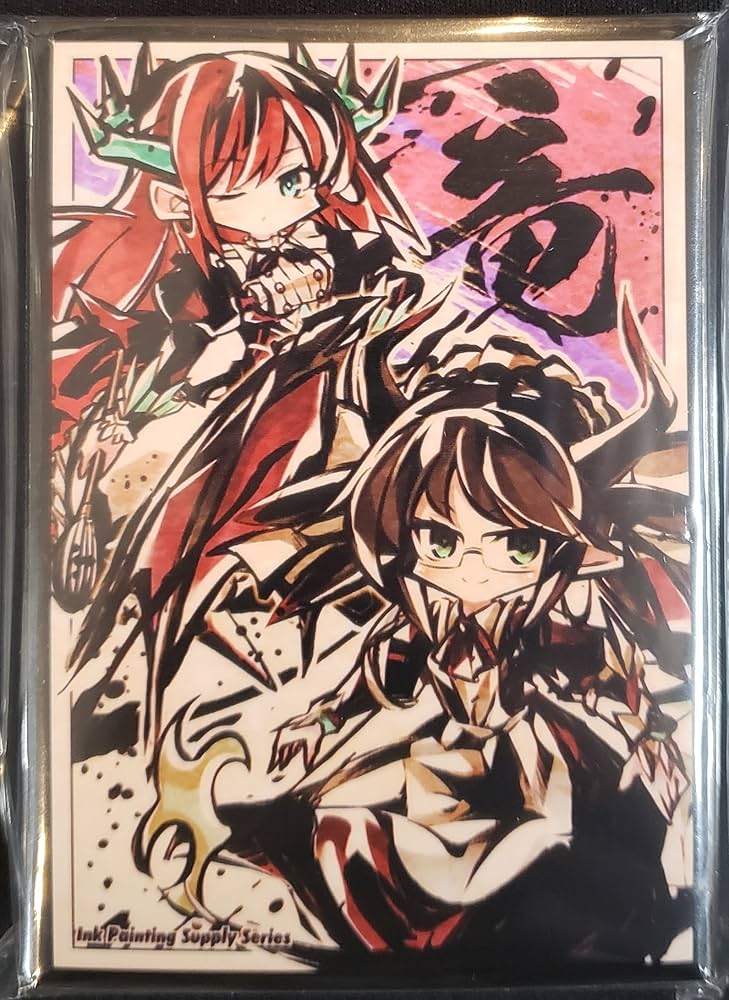 Amazon.co.jp: Cake Rabbits ミニサイズ カードスリーブ 『遊戯 SD墨絵