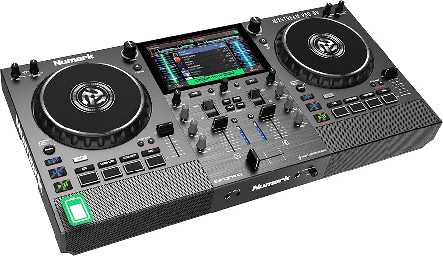Amazon.com: Numark Mixstream Pro Go Portable DJ Controller with