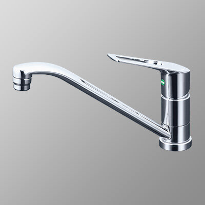 キッチン水栓 一般地用 KVK製（KVK）KM5011TECHS シングル混合栓 262mm