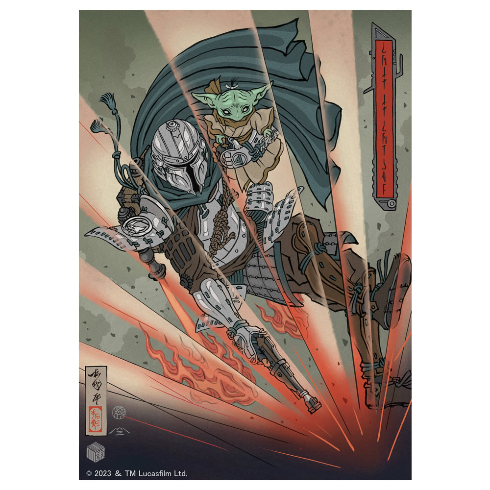 スター・ウォーズ 浮世絵ポスター「星間大戦絵巻 ミレニアム