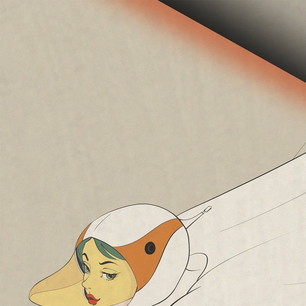 ガッチャマン浮世絵「G-3 白鳥の純」｜浮世絵工房