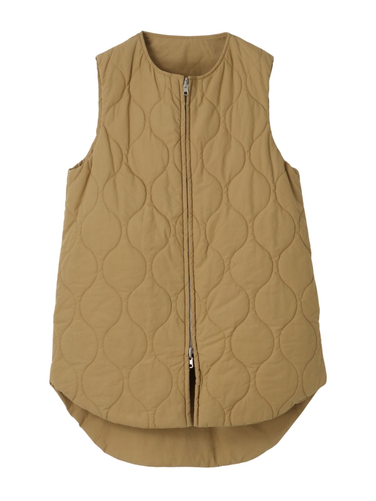 残りわずか】キルティングベスト ベージュ | OUTERS | ko by keiko