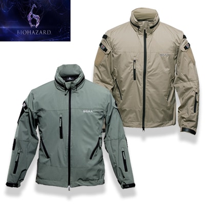 バイオハザード　レオン　ソフトシェルジャケット 楽天市場】BIOHAZARD DEATH ISLAND LEON・S・KENNEDY LEATHER JACKET