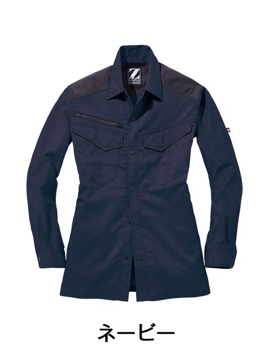 Z-DRAGON】 76204 製品制電ストレッチ長袖シャツ[通年]※SLIM FIT※通販