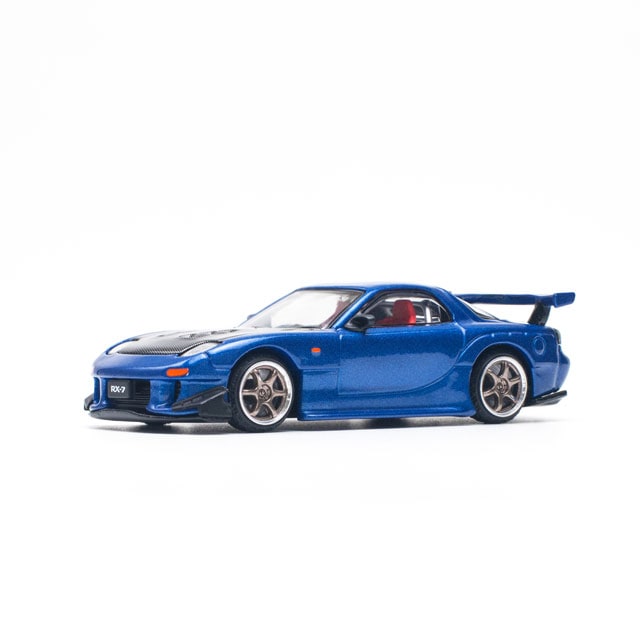 1/64 MAZDA RX-7 (FD3S) RE-AMEMIYA WIDEBODY METALLIC BLUE | Mazda