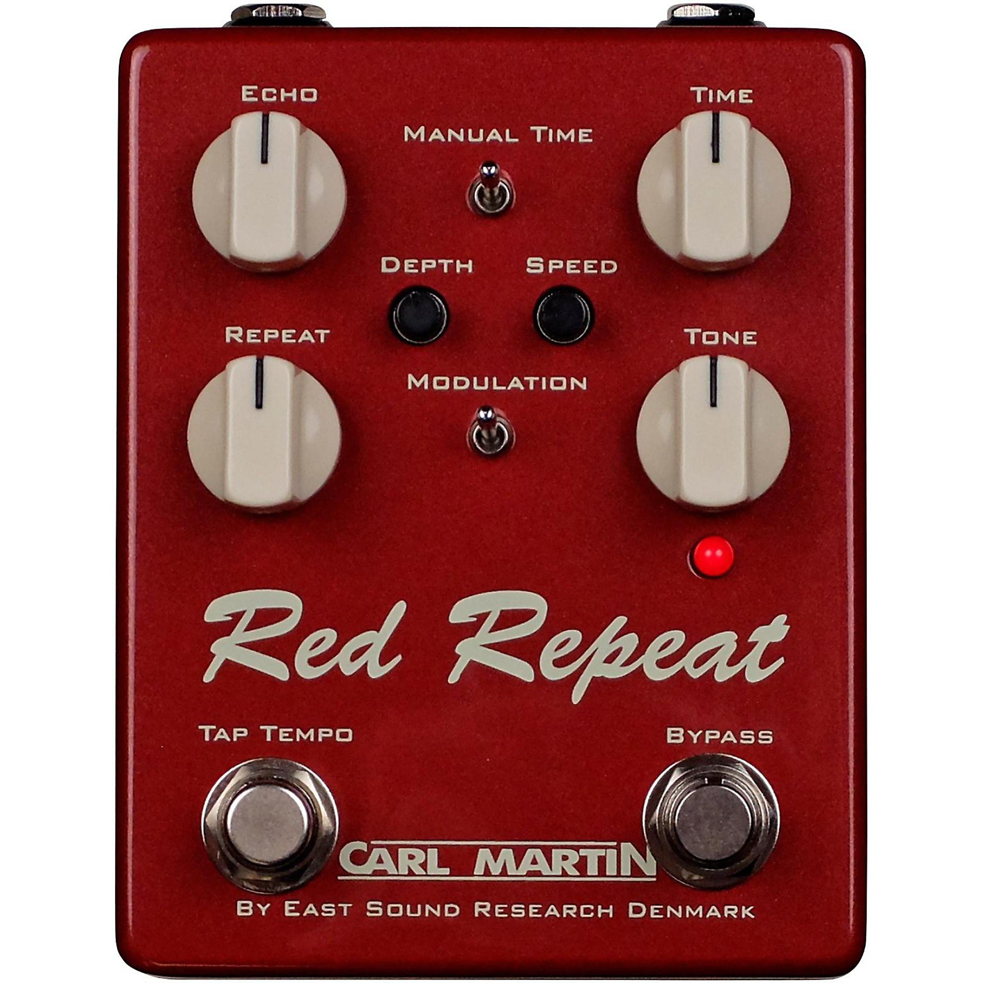 Carl Martin Red Repeat Delay Echo with Tap Tempo Pedal | Music & Arts