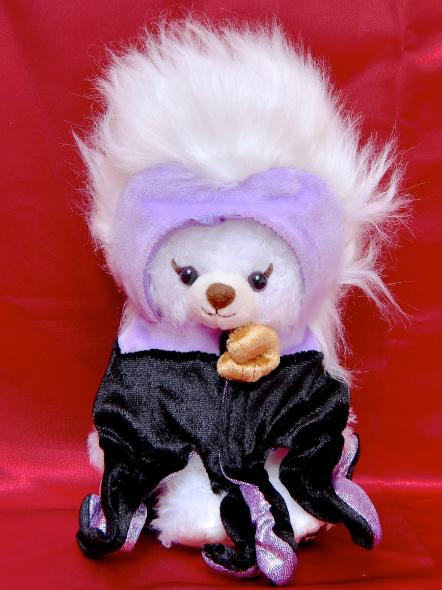 ディズニーヴィランズに変身！ユニベアシティ ぬいぐるみキーチェーン