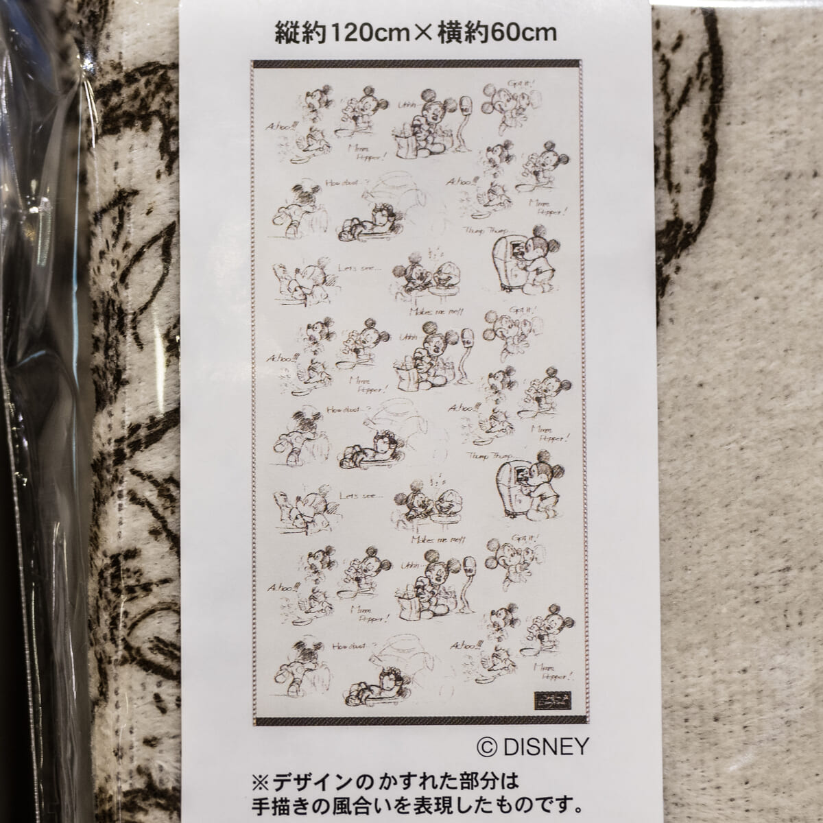 スケッチ風デザインのミッキー！東京ディズニーランド｢Sketches of