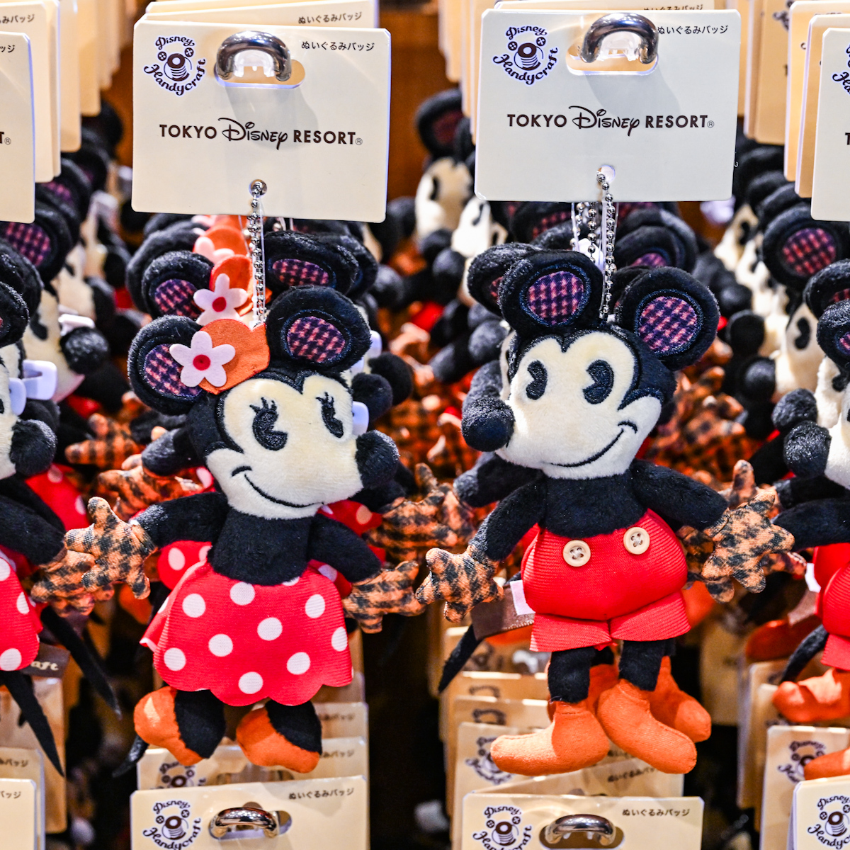 ディズニー パルパル 2026 ミニー ミッキー ぬいぐるみバッジ セット