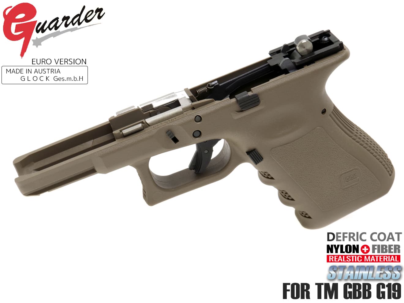 GUARDER GLOCK Gen.3 コンプリートフレームセット Euro Ver for マルイ