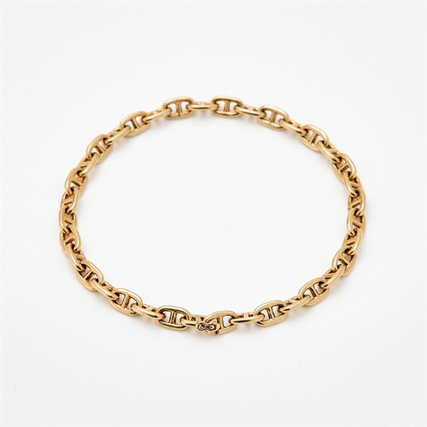 HERMES シェーヌダンクル ブレスレット TPM ゴールド 750YG