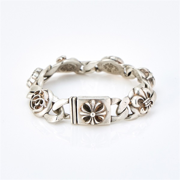 CHROME HEARTS マルチリンク ID ブレスレット 6リンク シルバー 925