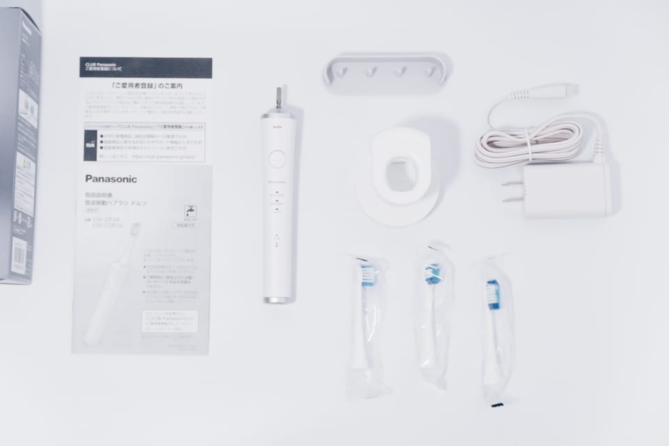 Panasonicドルツ EW-CDP34 レビュー／パワフルな音波電動歯ブラシ。W