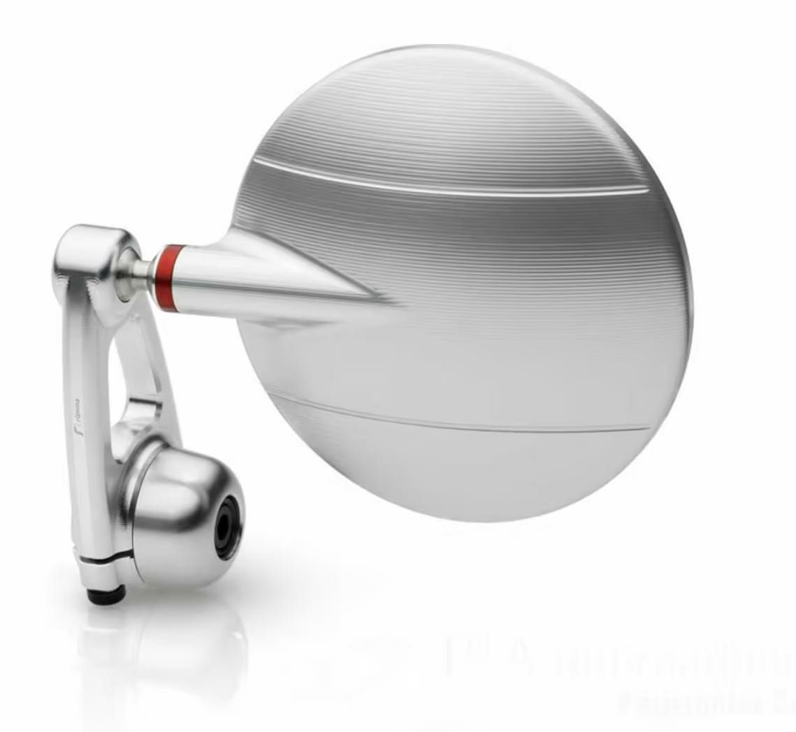 rizoma 汎用バーエンドミラー「Spy ARM」 Ø80mm リゾマ | バイク