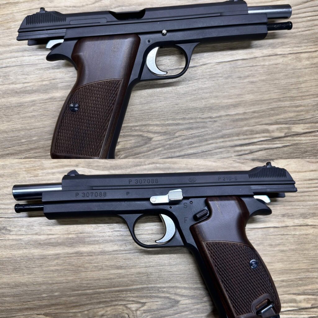 SIG P210-6 マルシン最新モデルのレビューです。フルストローク化や