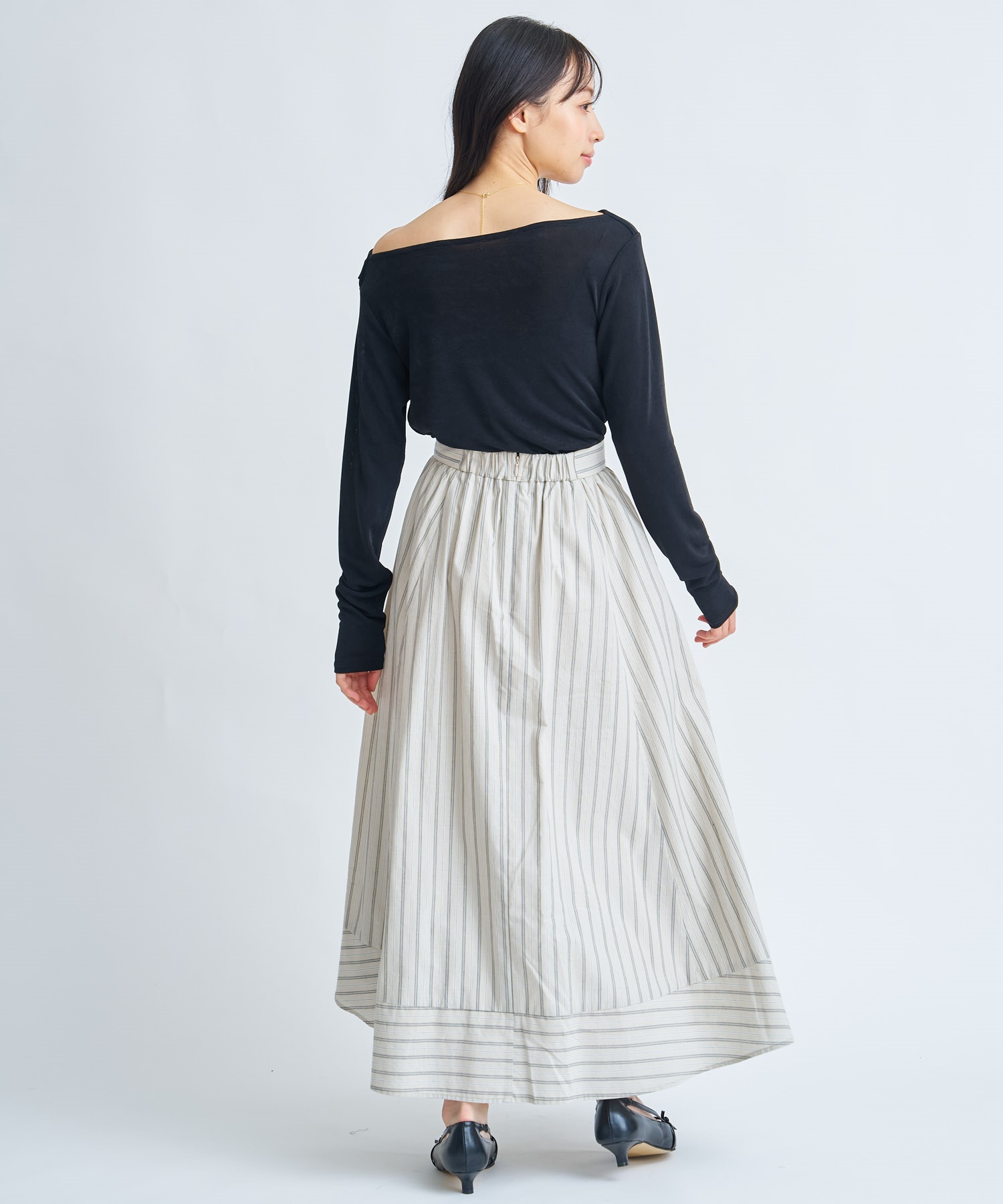 予約】ストライプフレアスカート | フレアスカート | NOELA OFFICIAL