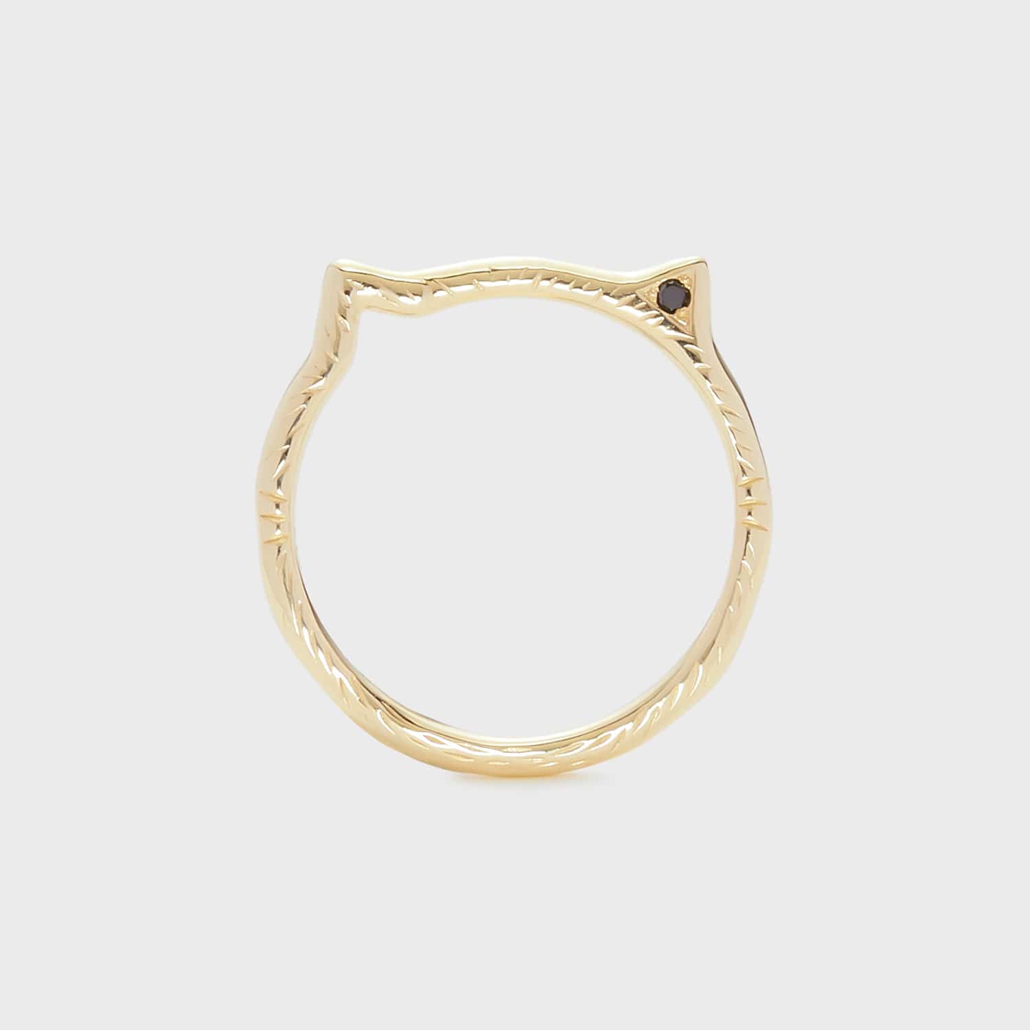 2Way Item】K5ブラックダイヤモンドピンキーリングチャーム｜ピンキー