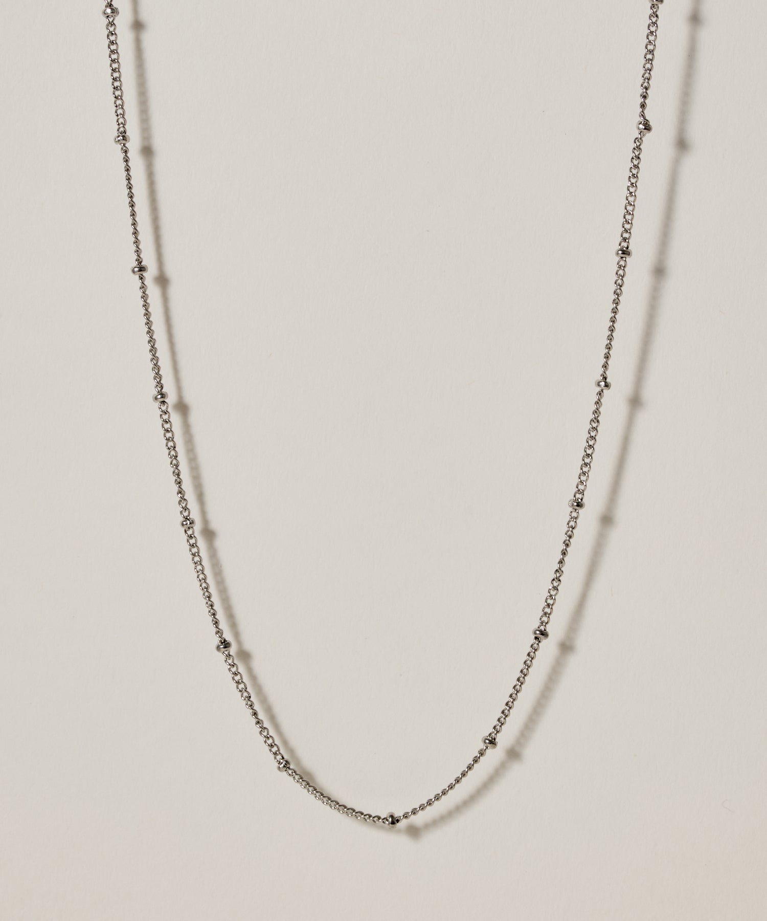 Glitter Chain Necklace［Stainless］ | 大人の毎日使えるネックレス