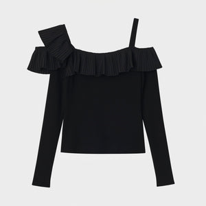 foxey 43964 ニット 裾レース 黒 38 BEARDSLEY（ビアズリー）の「裾