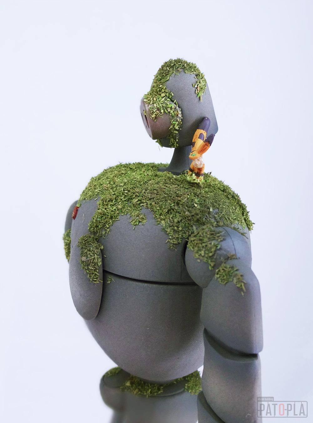 天空の城ラピュタ ロボット兵 1/20スケールプラモデル 制作04完成 悲哀