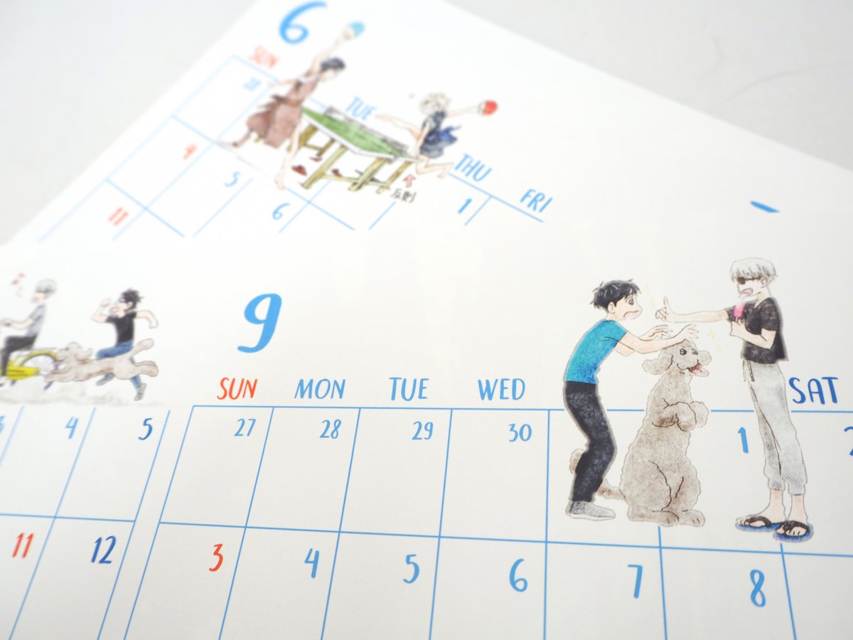 GOODS】 MAPPAオリジナル『ユーリ!!! on ICE』カレンダー＆缶バッジは