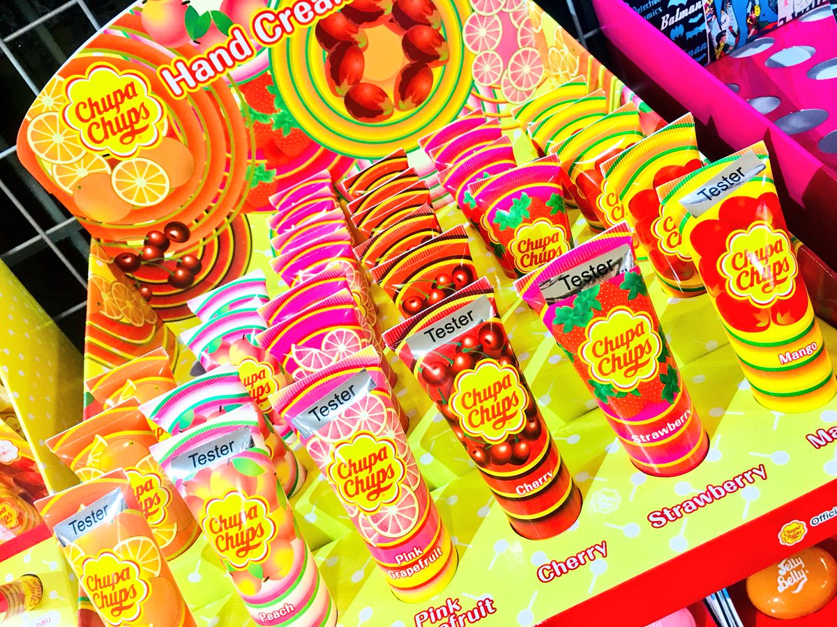 🍬チュッパチャップス🍬 ハンドクリーム6種😍💜🤭パッケージがとても