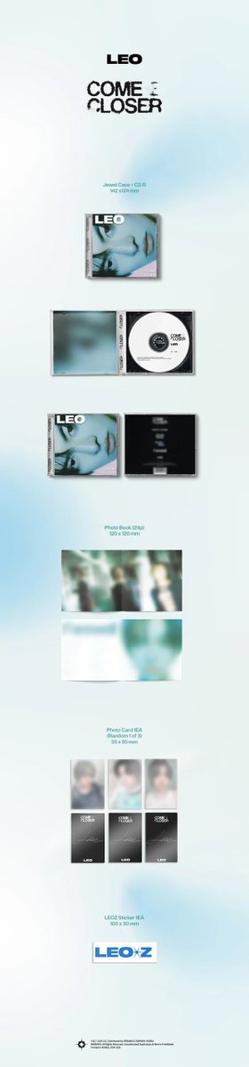 LEO(XODIAC) EP アルバム COME CLOSER ✔️Jewel Case ver. Qoo10