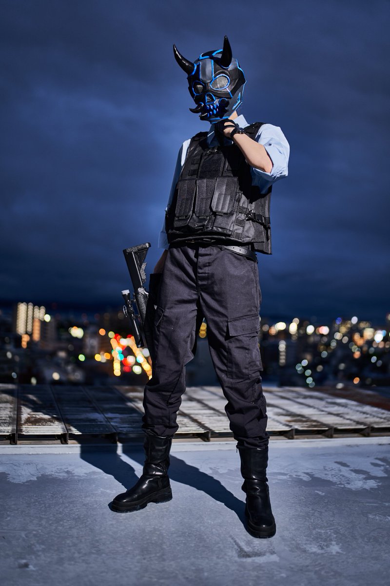 cosplay】 ｽﾄｸﾞﾗ 🟦青井らだお chill🚬← →fighting💥 #ストグラ仮装