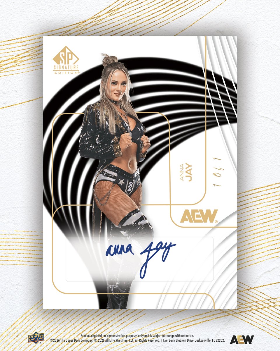 好評発売中の「AEW 2026 UPPER DECK SP SIGNATURE EDITION」には