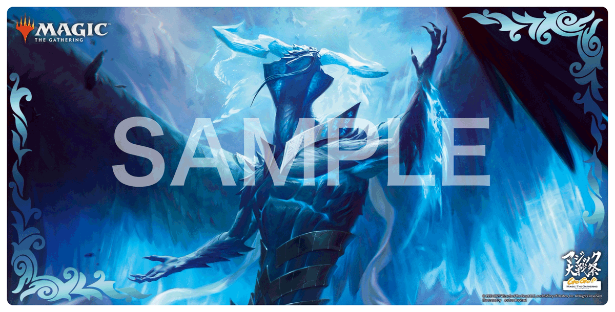 マジック大戦祭 嵐の目、ウギン プレイマット 箔押し MTG 嵐の目