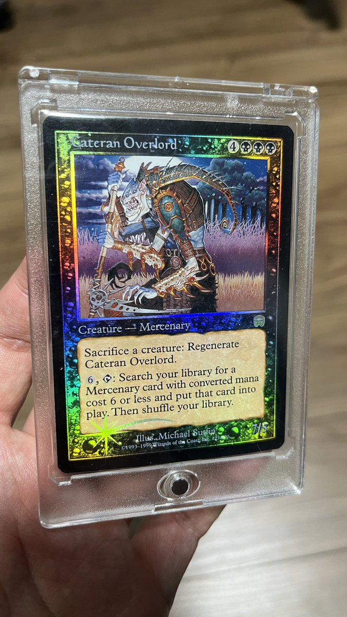 カテラン組合の首領のfoil……素敵ですね 私も再開した時に懐かしさで