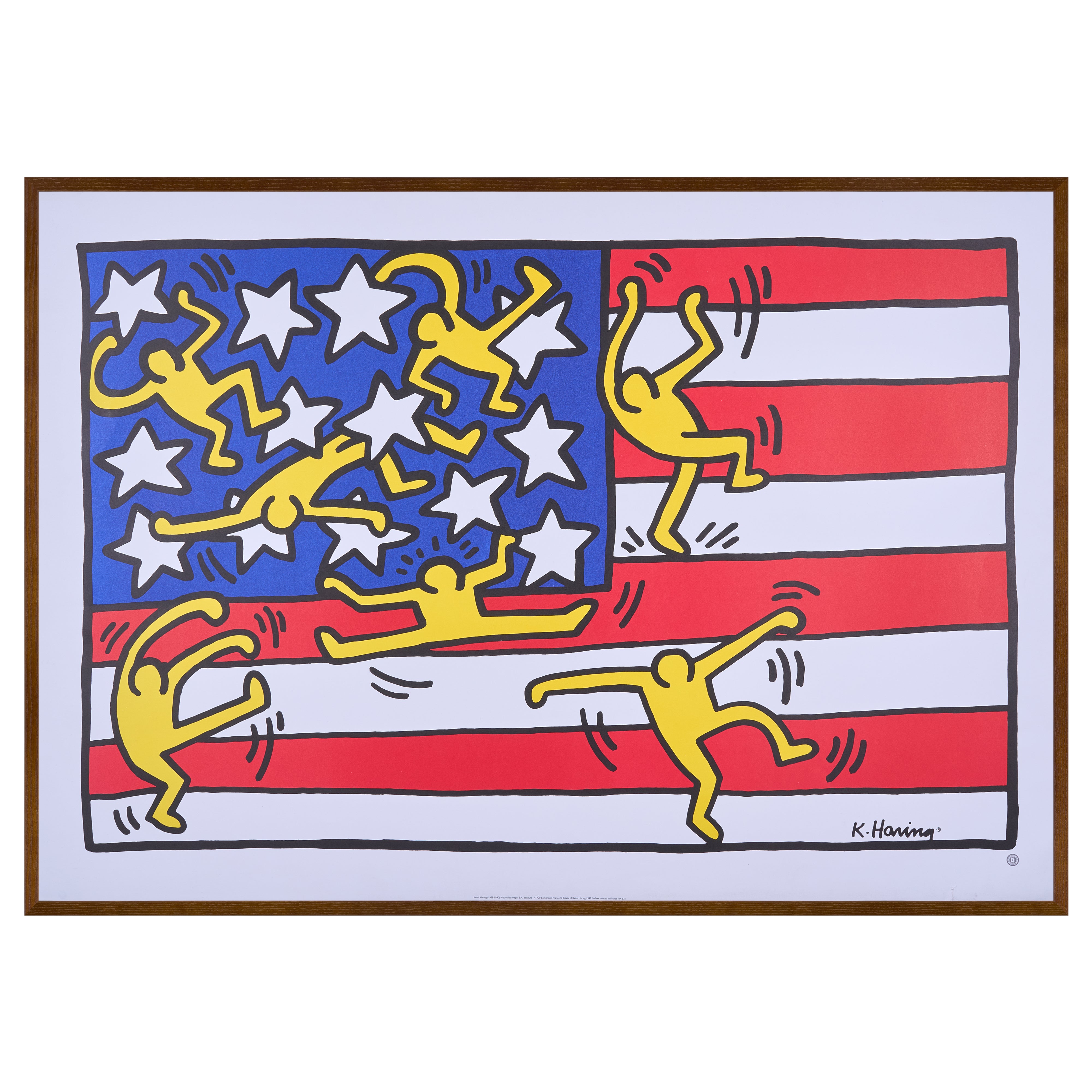 限定10枚】Untitled (American Flag) 1992 / キース・へリング | POP