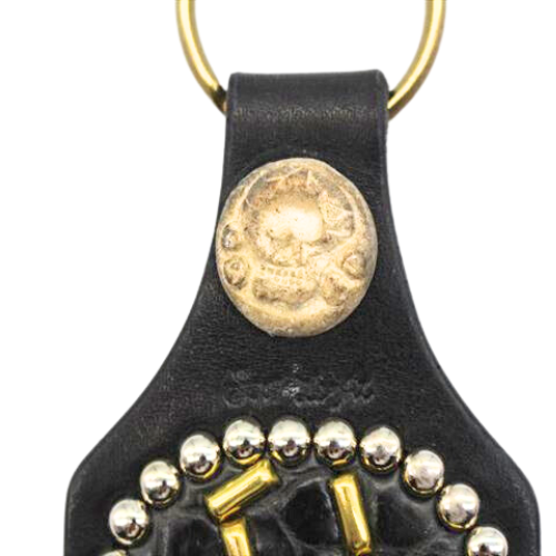 STOP LIGHT スタッズキーホルダー(スカル) | POWWOW Trading Post