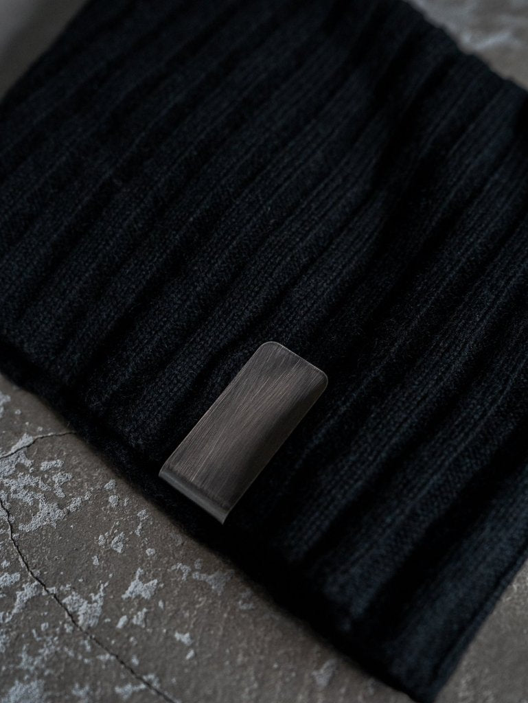 Cashmere Double Wrap Snood【black】 – PRY