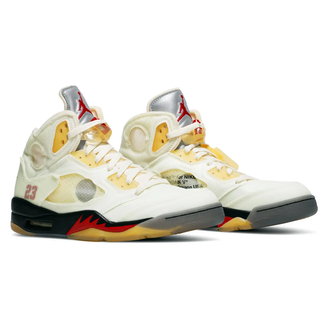 Off-White x Air Jordan 5 SP 'Sail' - Rainy Clouds OG