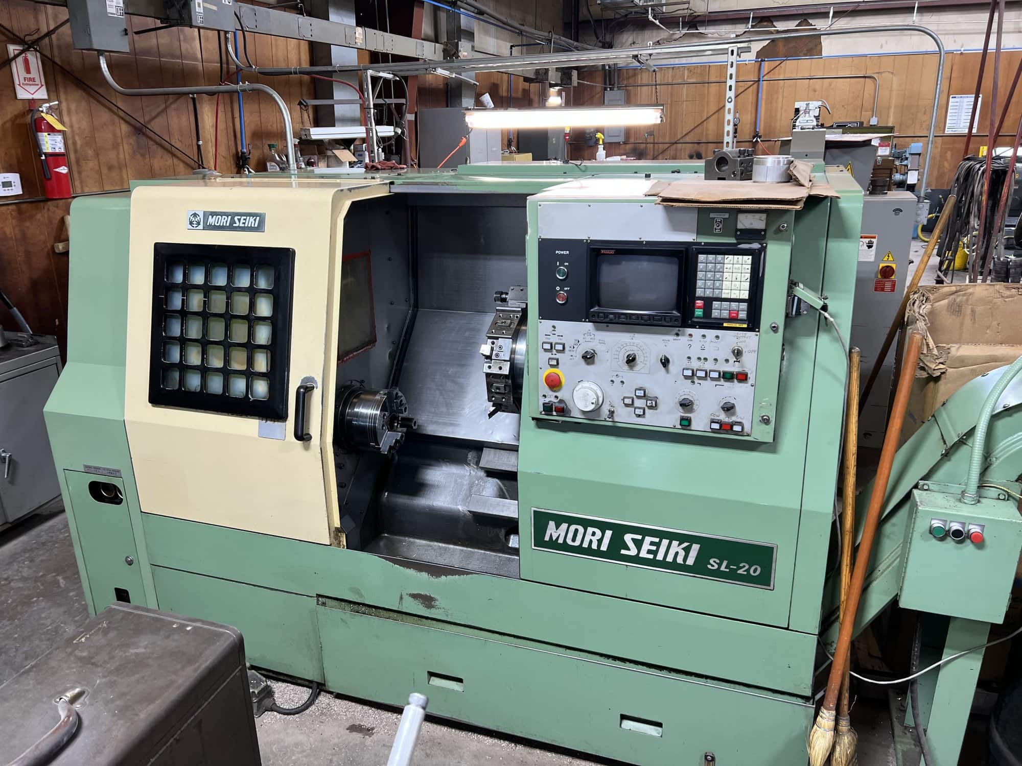 Mori Seiki SL-20 CNC Lathe, 1986- Video Available - Revelation