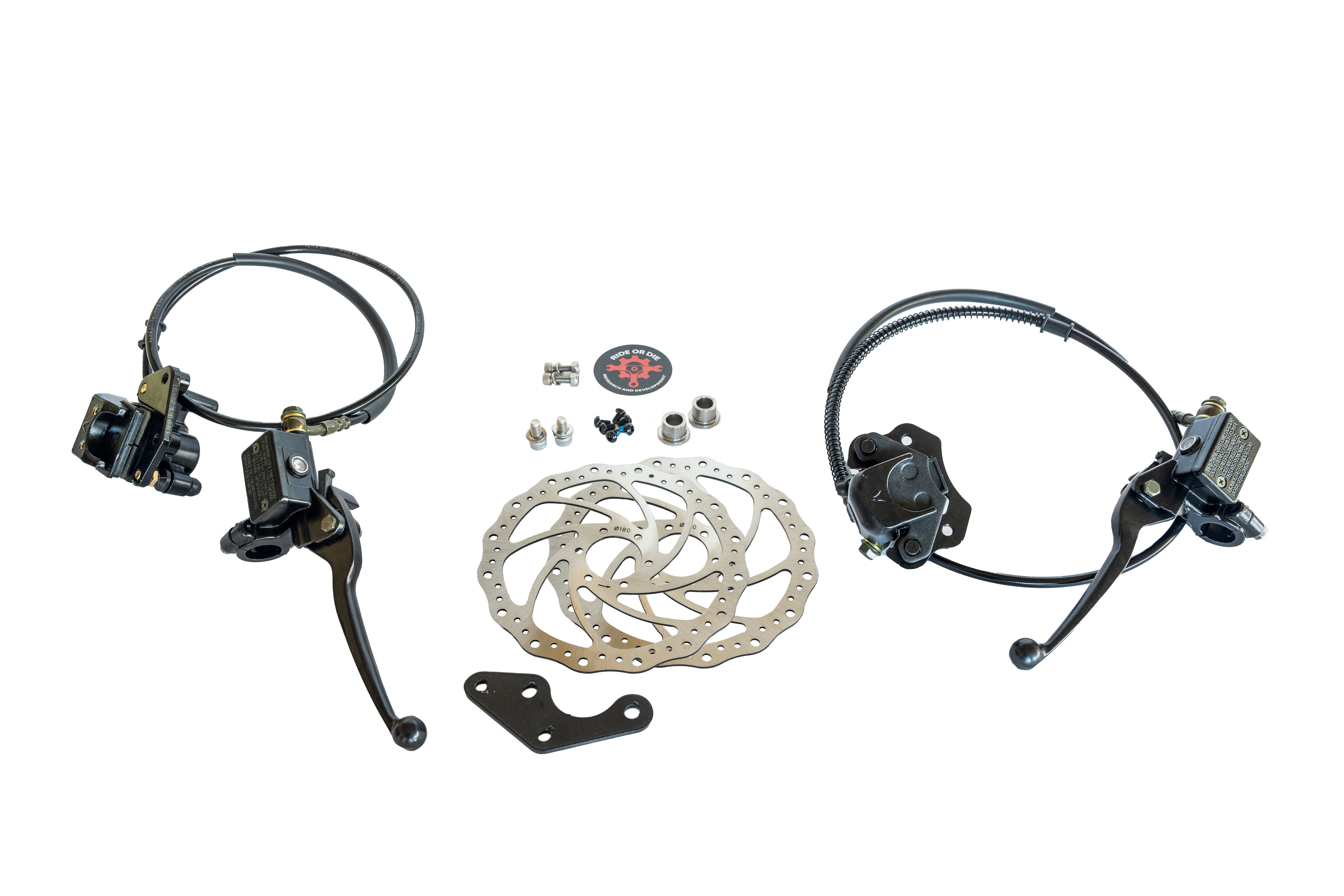 Front and Rear Hydraulic Brake Kit – Ride or Die R&D