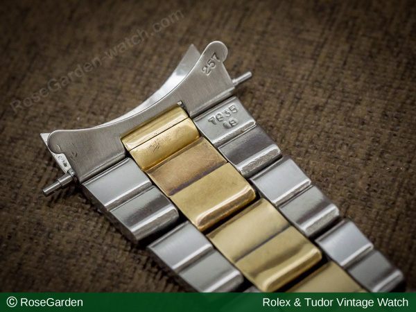 RG-2274 | ロレックス ROLEX 3連巻き込みブレス YG/SS コンビ 19mm Ref