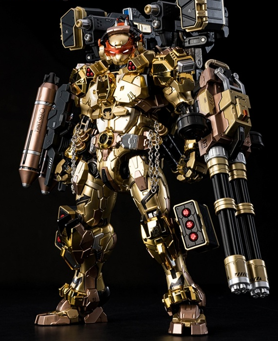 HB0092 Michelangelo Golden Version | Heat Boys TMNT Mecha Figure