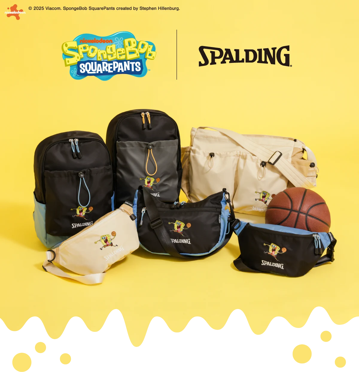 スポンジ・ボブとSPALDINGのコラボレーションアイテムが登場！ - SAC'S BAR
