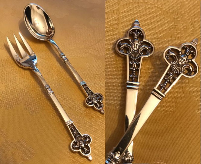 クリストフルタリスマンサービングセット4点